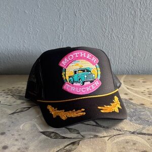 Black Trucker Cap